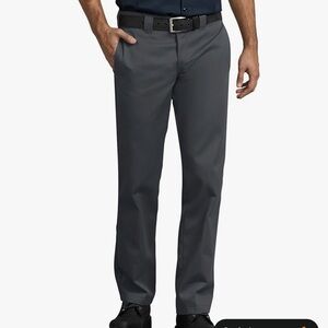 Dickies Men's Slim Straight-Leg Charcoal